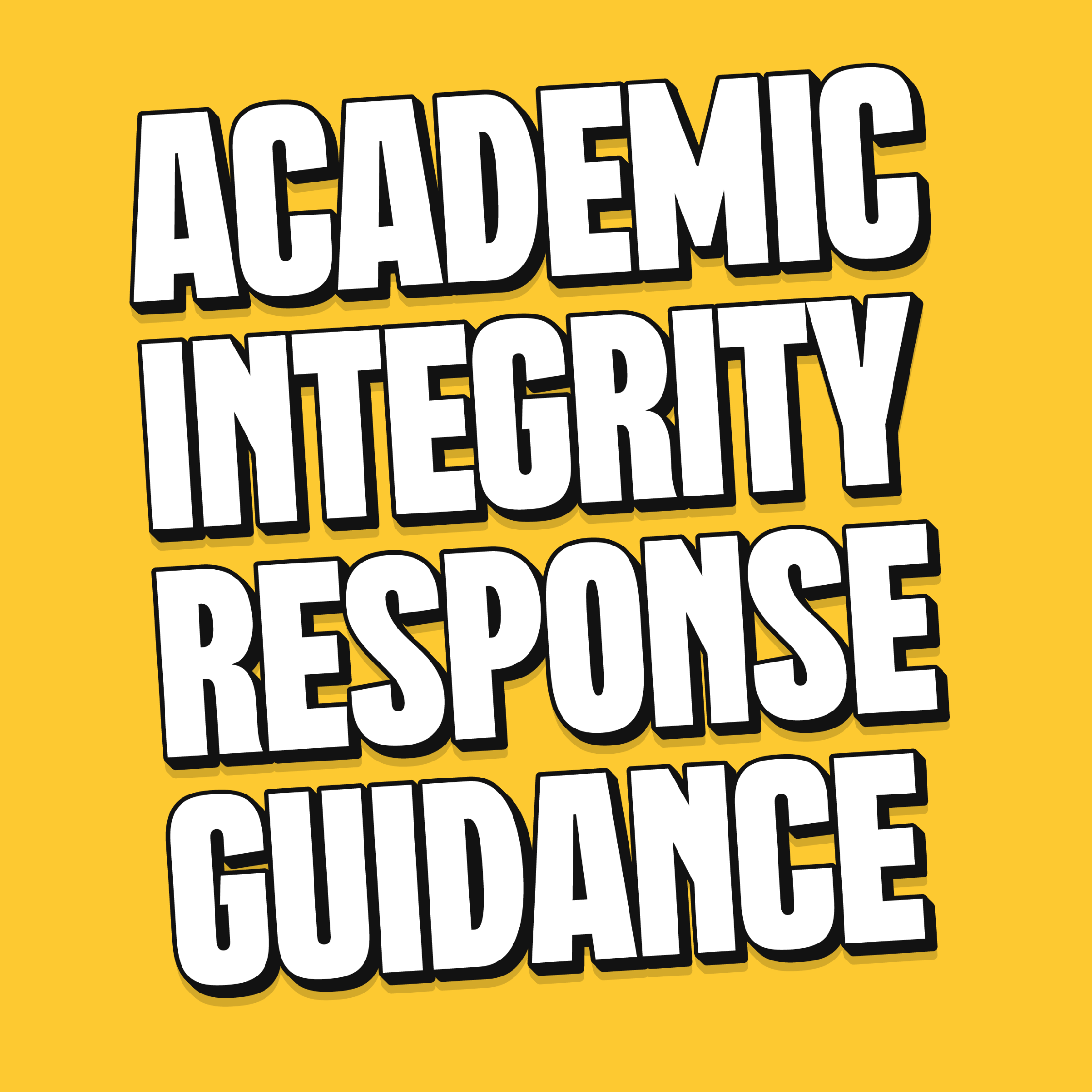 Academic Offence Response Guidance (PDF)